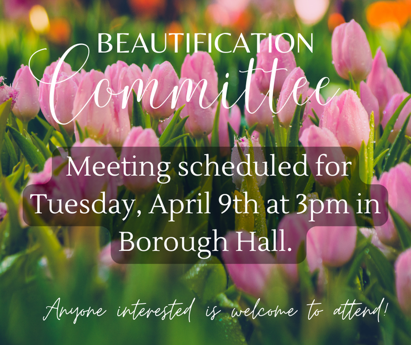 2024 April Beautification Mtg