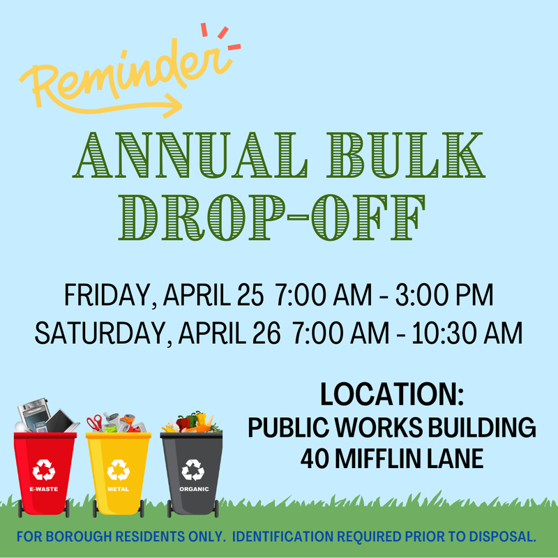 2025 Annual Bulk Drop-Off