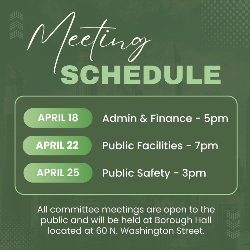 April Committee Meetings